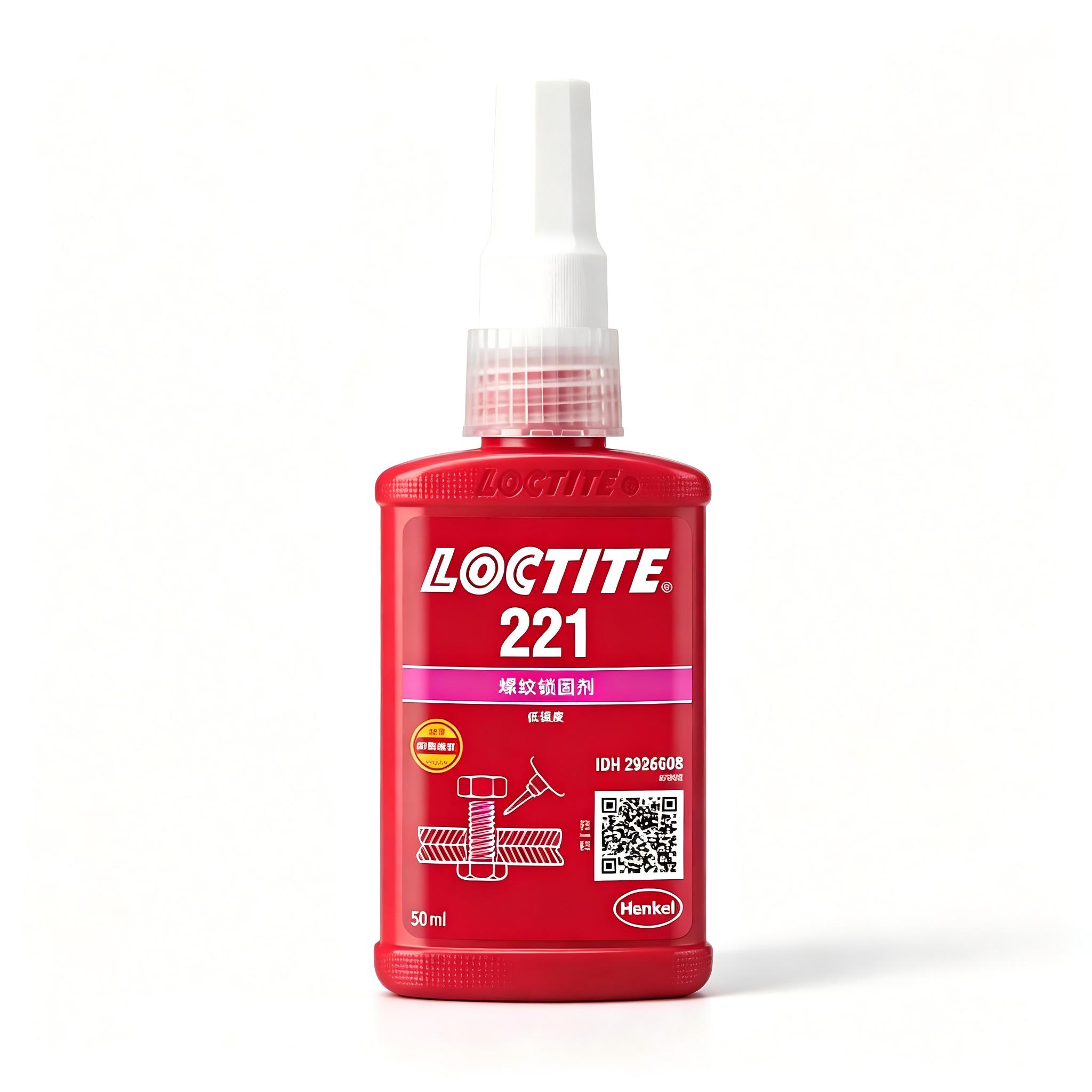 乐泰LOCTITE 221 低强度小规格螺纹锁固剂，仪表紧固件适用 上海苏州杭州宁波现货