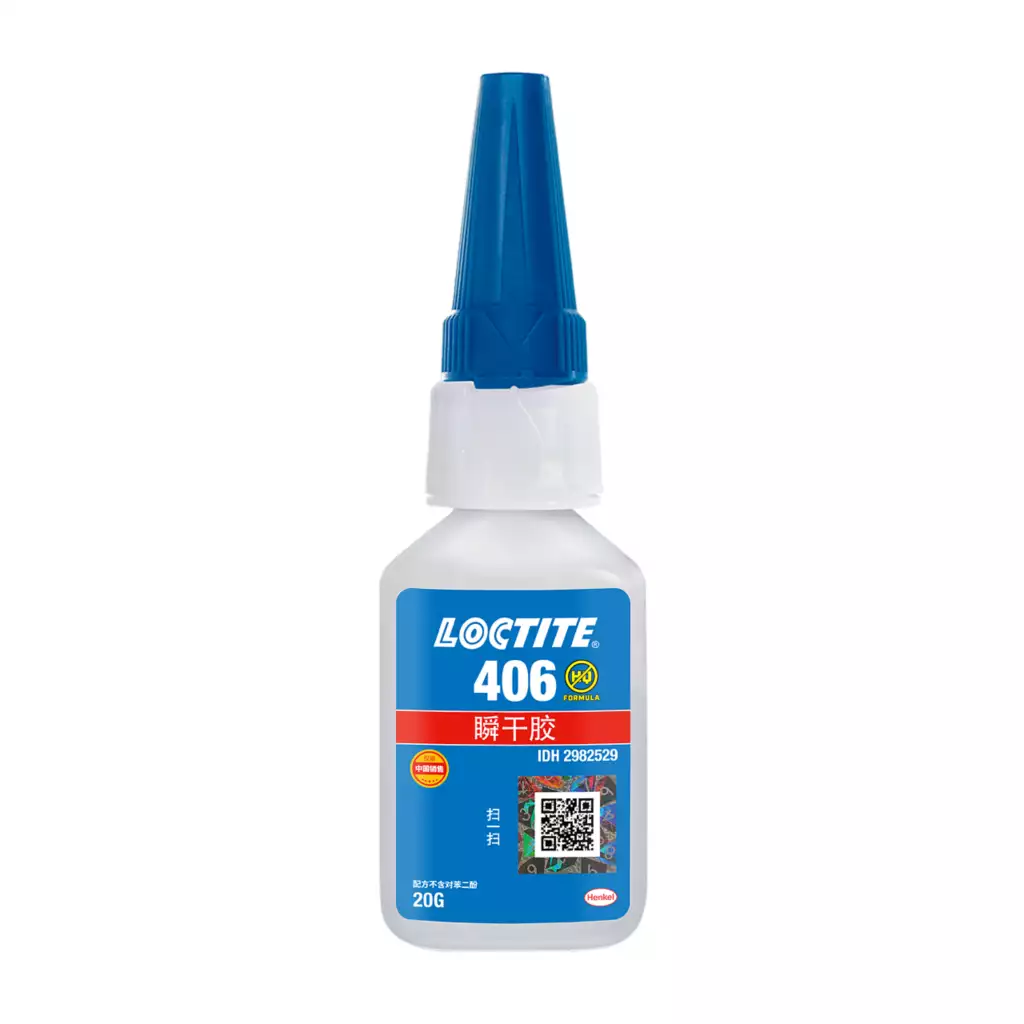 乐泰LOCTITE 406 低粘度快干型，塑料、橡胶表面快速定位粘接 上海苏州杭州宁波现货