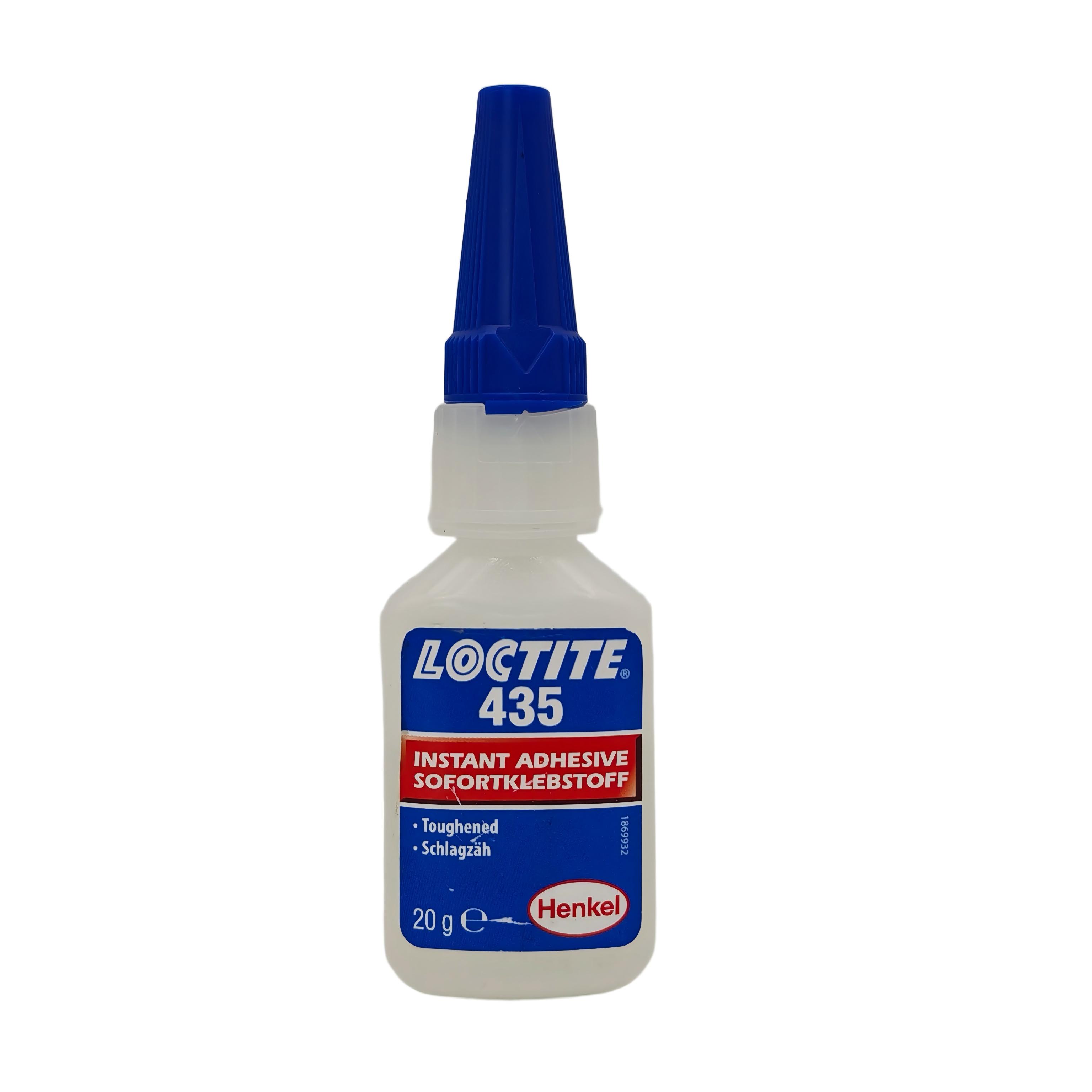乐泰LOCTITE 435 柔韧型瞬干胶，粘接层具备一定弹性缓冲 上海苏州杭州宁波现货