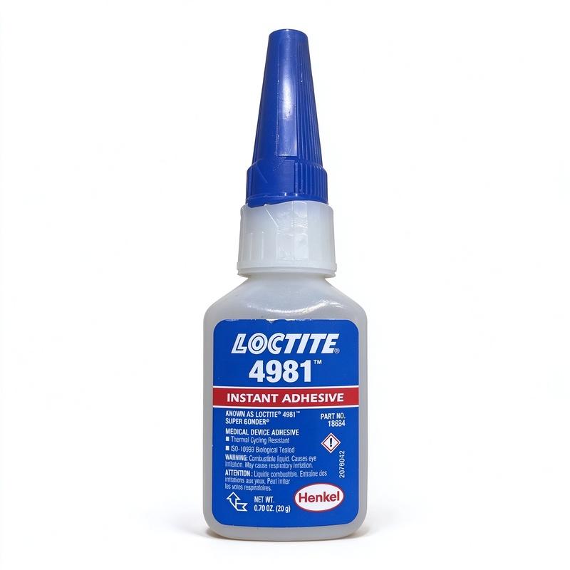 乐泰LOCTITE 4981 耐高温工业瞬干胶，高温工况长寿命固定 上海苏州杭州宁波现货